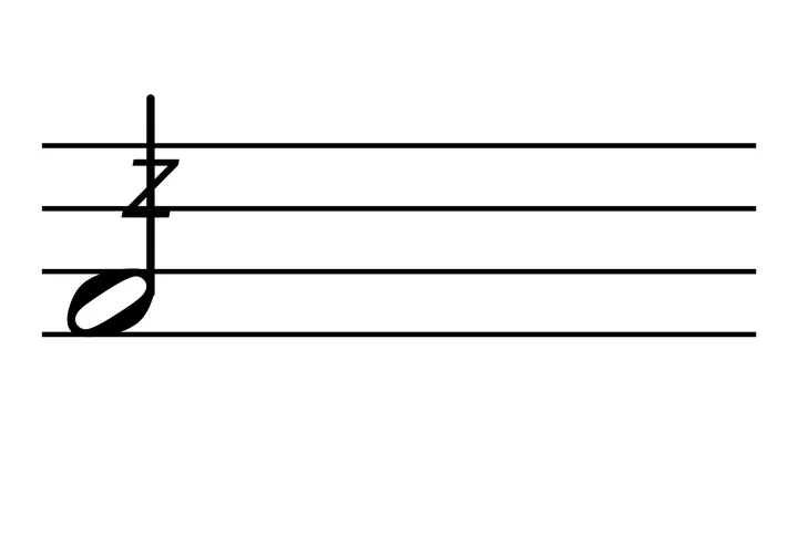 Multiple Bounce Roll drum notation with sticking